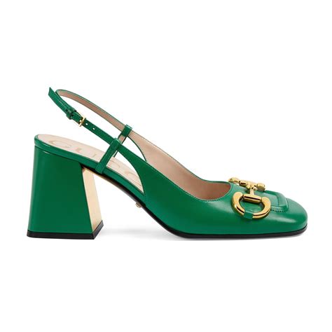 gucci horsebit slingback.